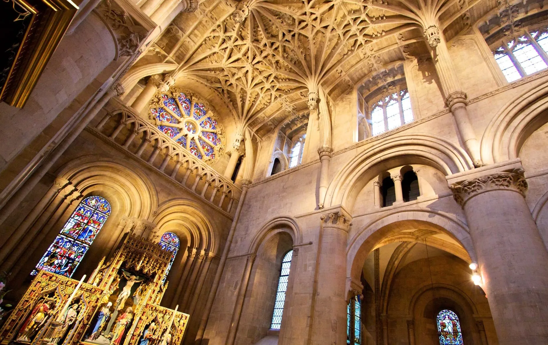 A view of the architecture inside the Cathedral