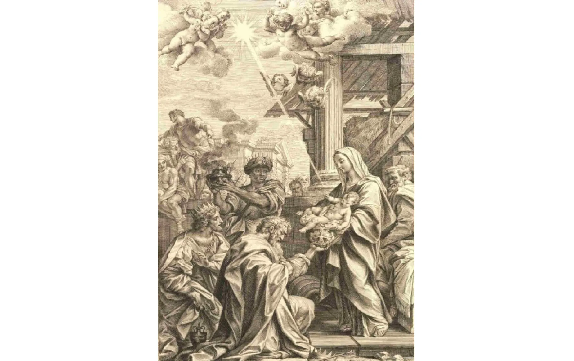 Work from 'The Nativity in Black and White' exhibition 