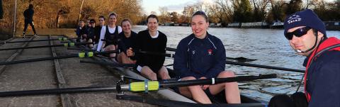 The Christ Church Torpids women's team